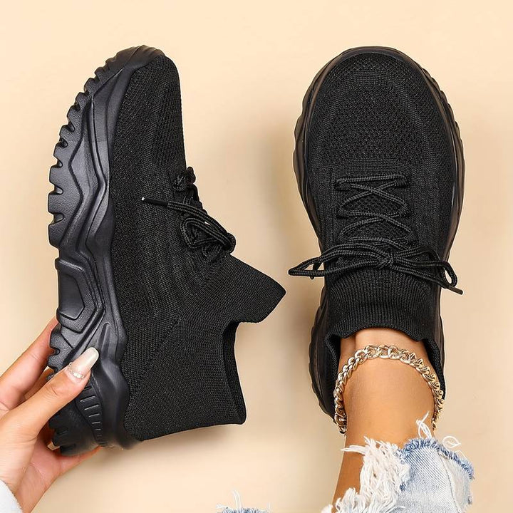 Women's foot stability shoes with orthopedic design and cushioned soles.