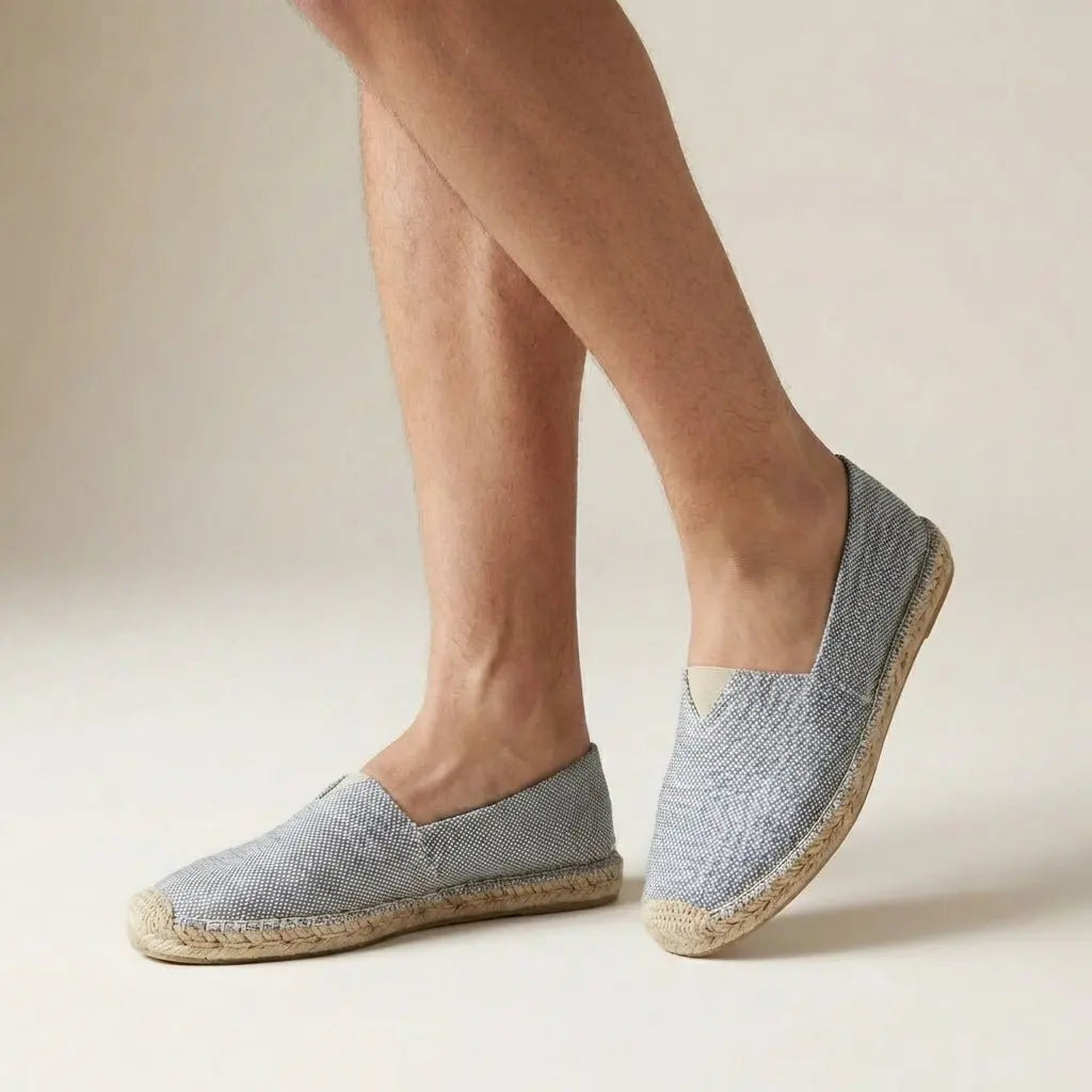 Orthopedic women's slip-on espadrilles with premium arch support & cushioned sole for all-day comfortable wear.