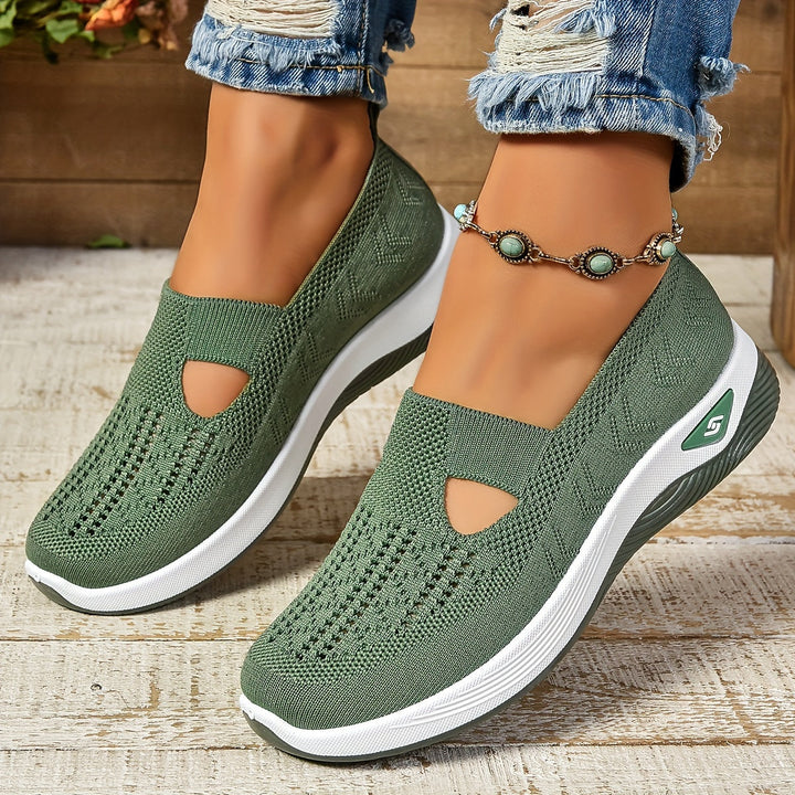 Women's orthopedic slip-on shoes for comfort, pain relief & arch support.