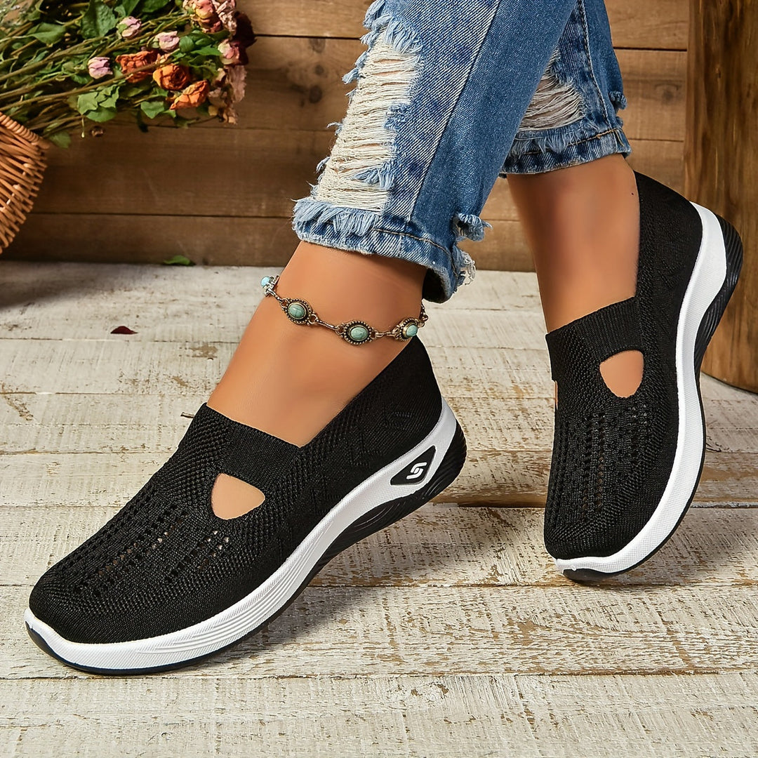 Versatile women's orthopedic slip-on shoes for casual wear, comfort & pain relief.