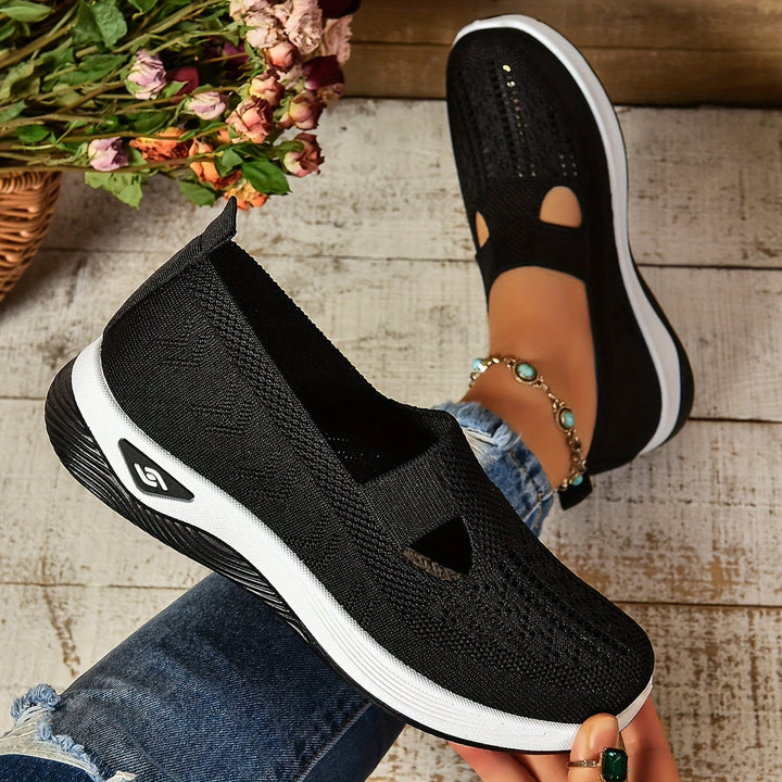 Stylish women's casual slip-on orthopedic shoes for everyday wear & pain relief.