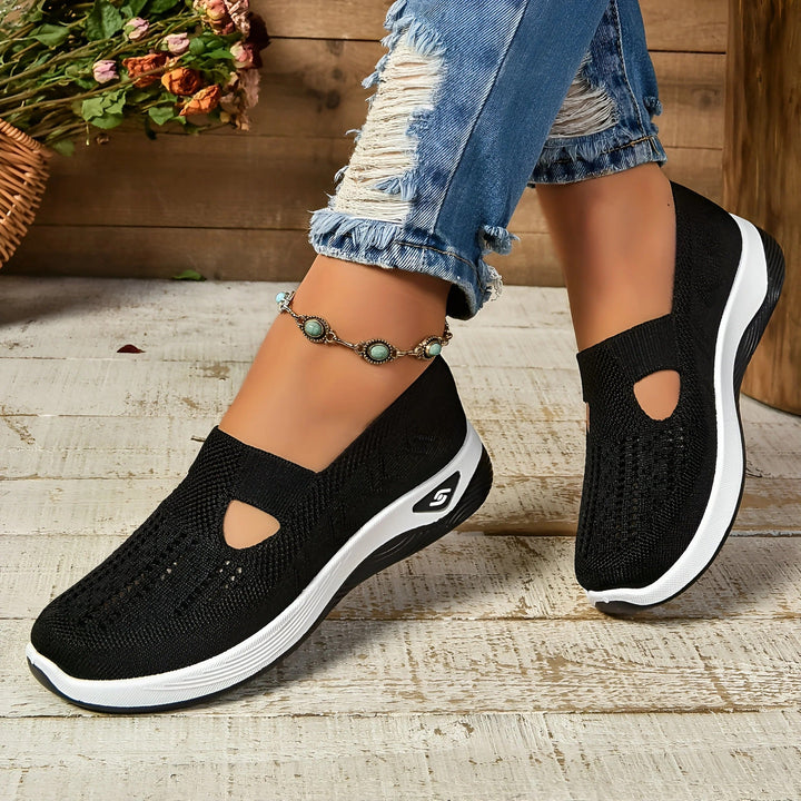 Comfortable women's orthopedic slip-on footwear, offering arch support & pain relief for long-lasting walking comfort.