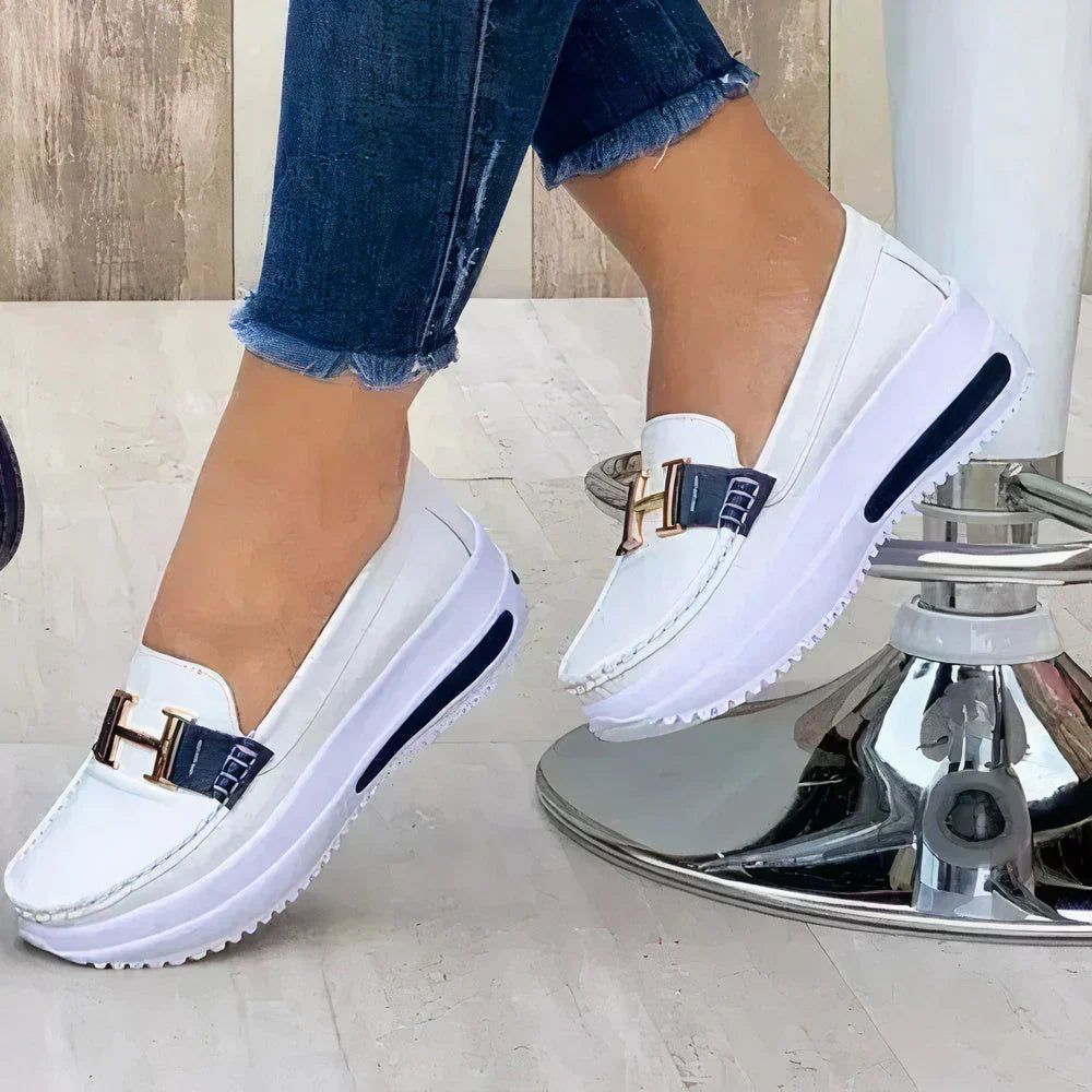 Stylish women's casual orthopedic shoes offering superior comfort and arch support.