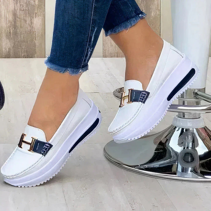 Stylish women's casual orthopedic shoes offering superior comfort and arch support.