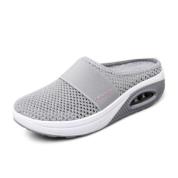 Foot health focused women's slip-on shoes, orthopedic design with air cushion for maximum comfort.