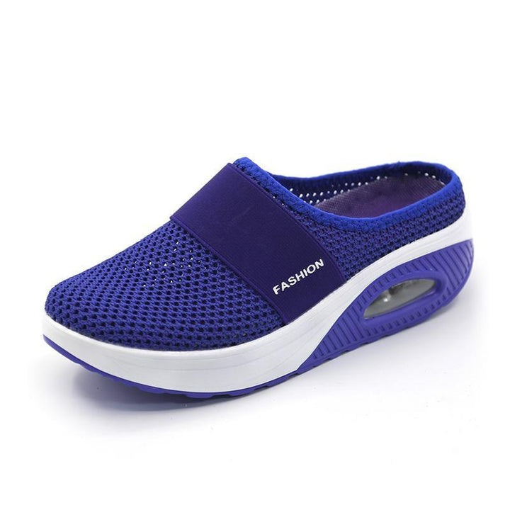 Everyday women's slip-on shoes, orthopedic comfort with air cushion for active lifestyles and easy wear.
