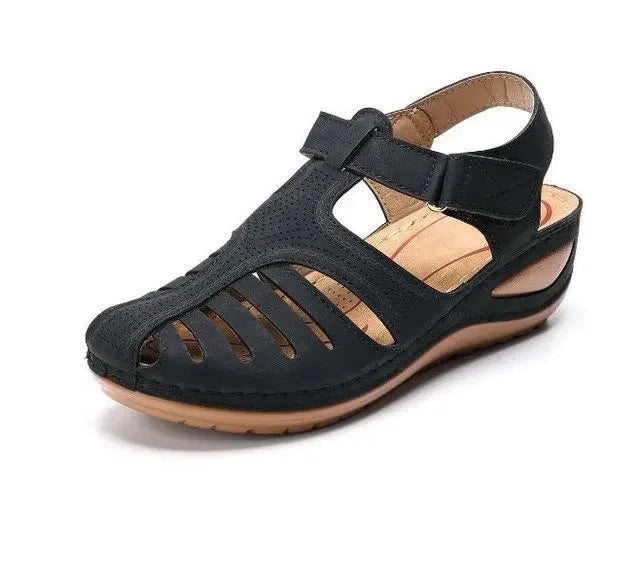 Women's orthopedic walking sandals for superior comfort, arch support, and everyday wear.