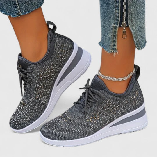Supportive women's footwear, ergonomically designed with advanced arch support for active women.