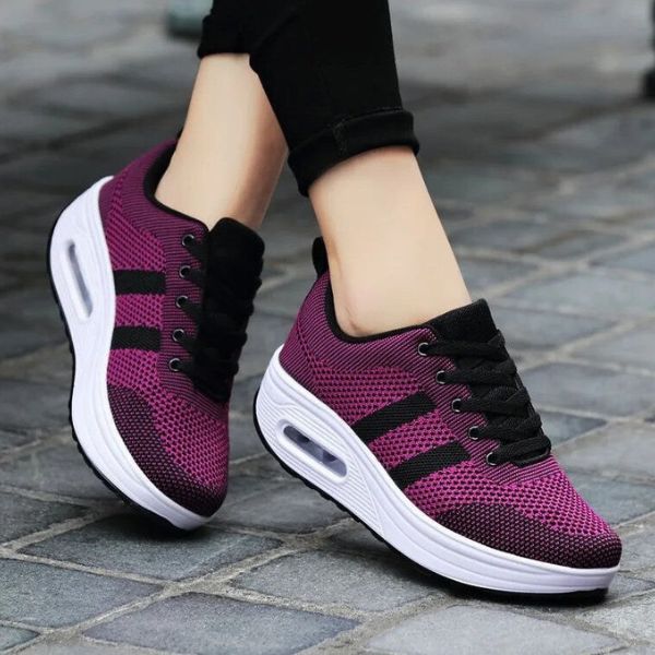 Women's orthopedic walking shoes with air cushion for superior all-day comfort & support, ideal for daily wear.