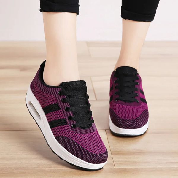 Stylish women's comfort walking shoes, ergonomic design with air cushion for supportive everyday wear.