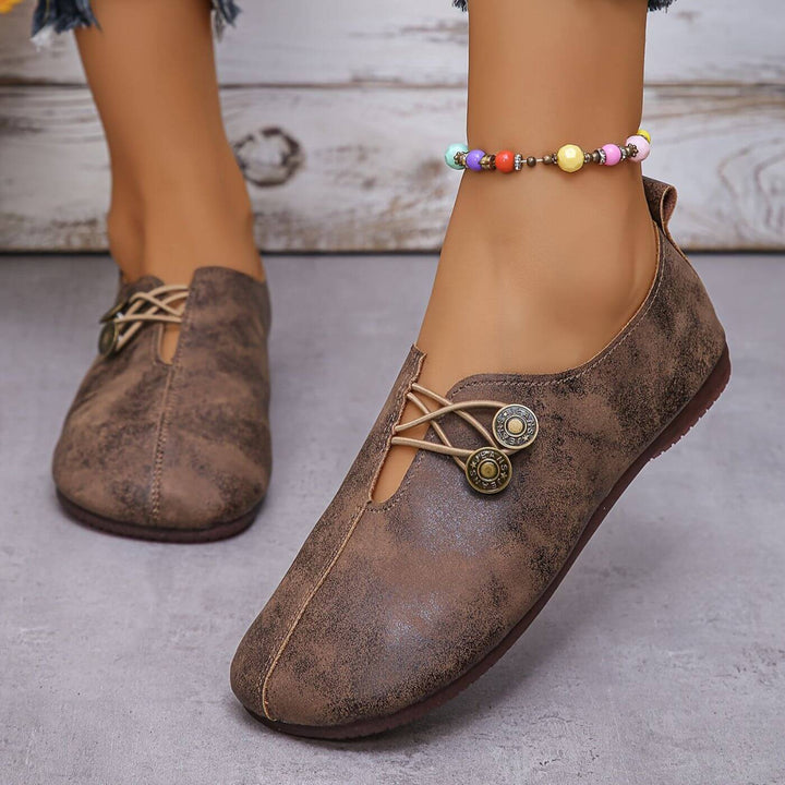 Cushioned casual shoes for women with advanced orthopedic arch support.