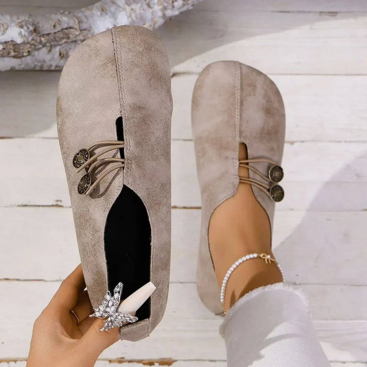 Supportive and cushioned women's orthopedic shoes, perfect for casual outings.