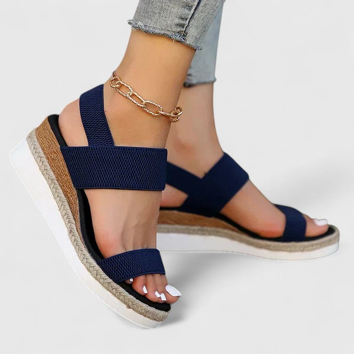 Versatile women's wedge sandals, arch support and cushioning for any occasion.