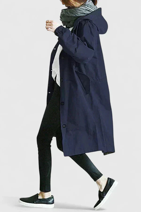 Experience comfort in this women's oversized coat. Your go-to long jacket for fall fashion and winter style.