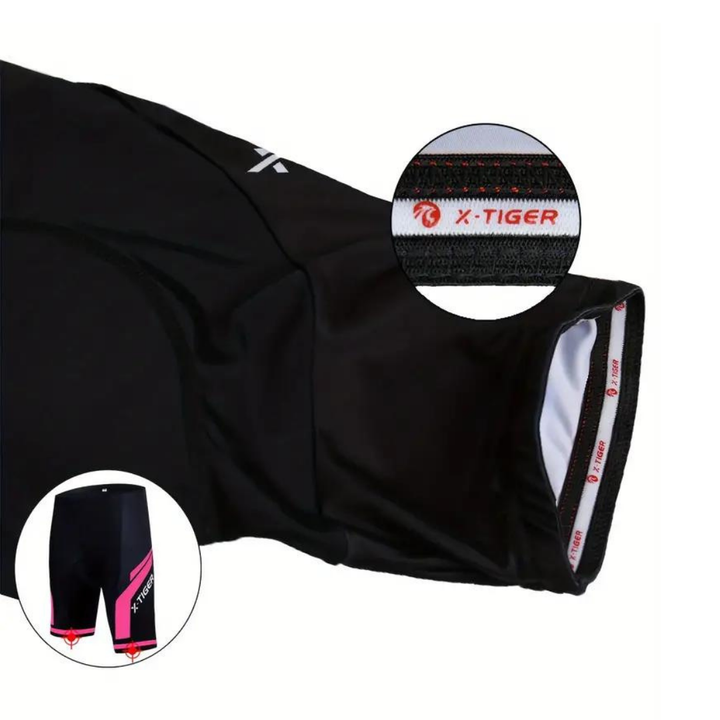 Women's padded cycling shorts ensuring ultimate ride comfort for long road cycling or indoor spinning sessions.