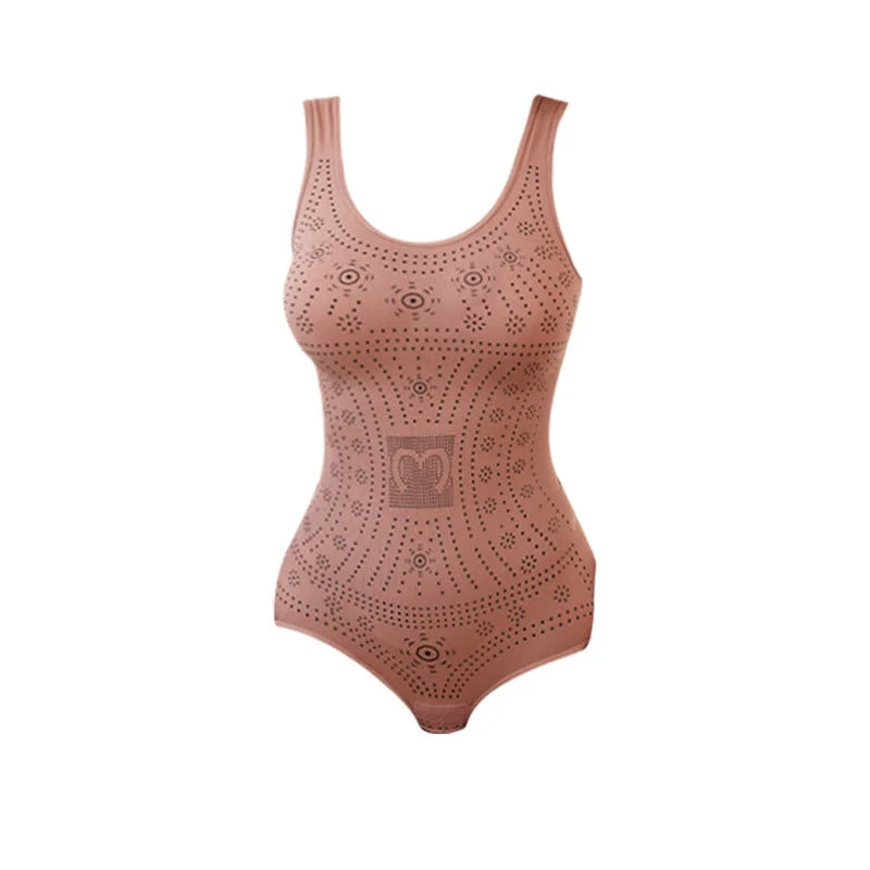 Women's sleeveless scoop neck shaping bodysuit. Firm control, tummy & waist shaper, butt lifter.