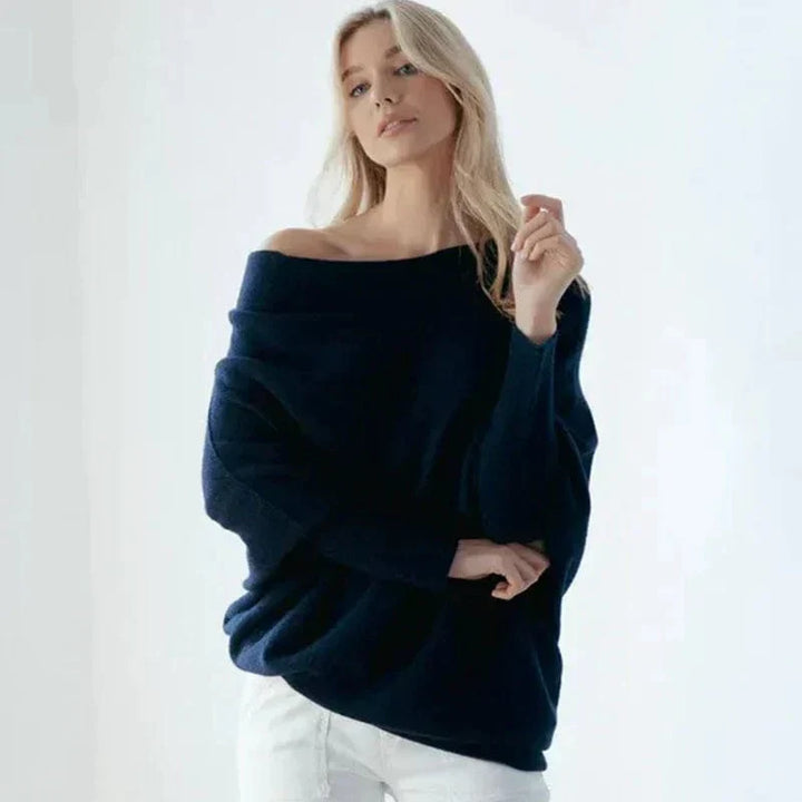 Everyday style women's loose sweater, chic knit for versatile fall outfits.
