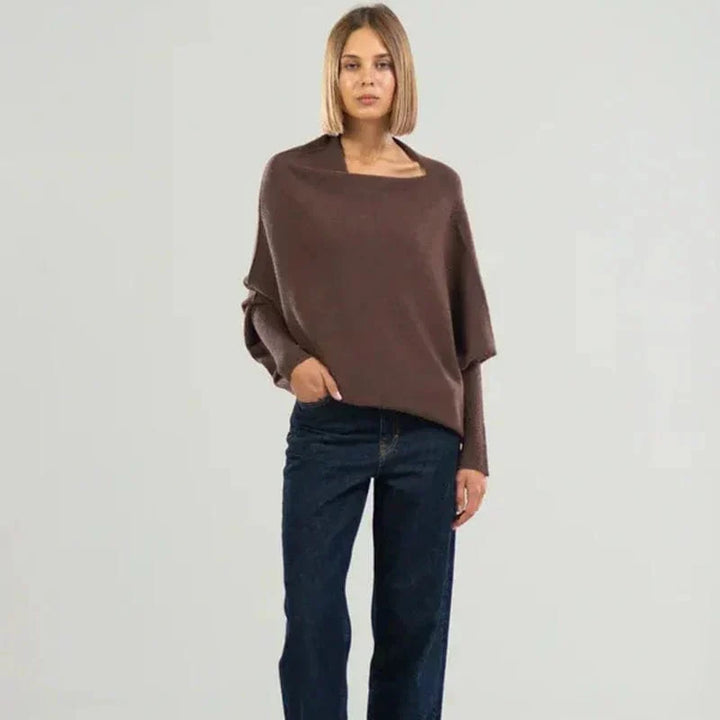 High-quality women's cozy knit sweater, luxurious feel & comfortable fit.