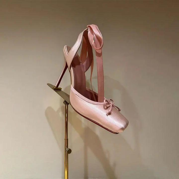 Chic women's platform heels with ankle strap, a versatile choice for formal or evening dress.