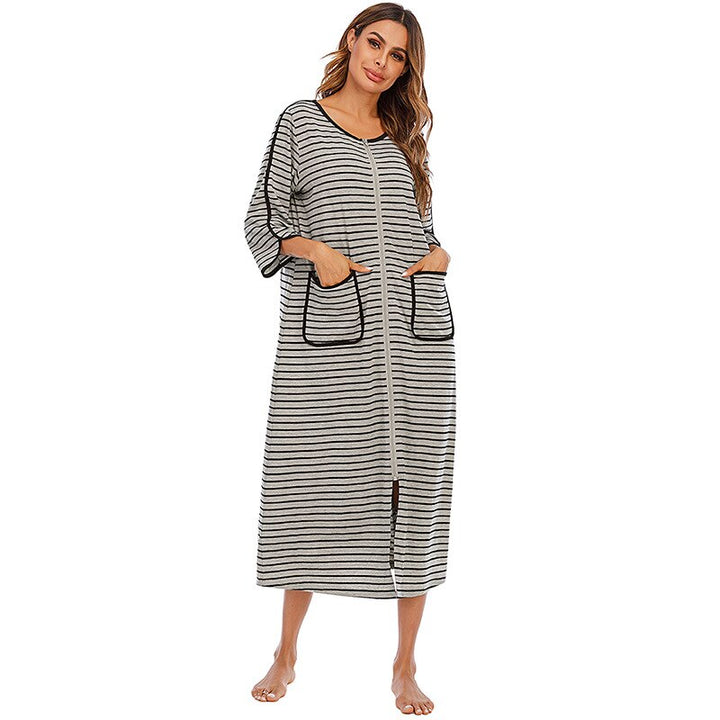 Cozy women's loungewear: plush hooded sleepwear, perfect for home relaxation & comfort.