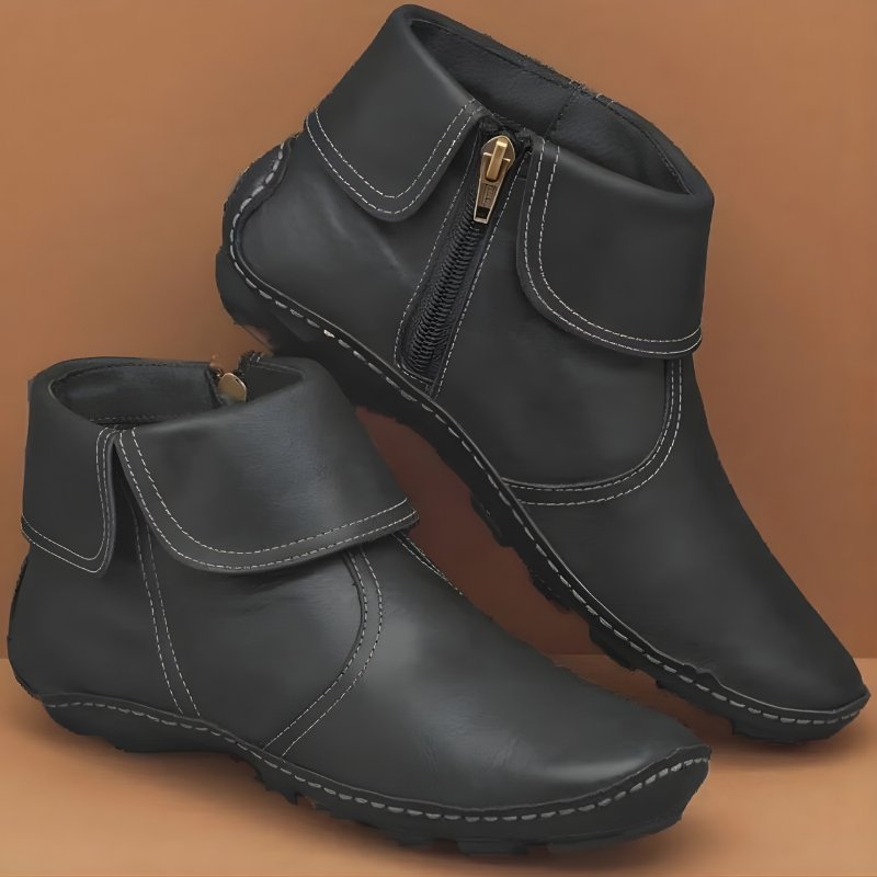 Stylish women's premium orthopedic boots with waterproof protection, arch support, great for any outdoor adventure.