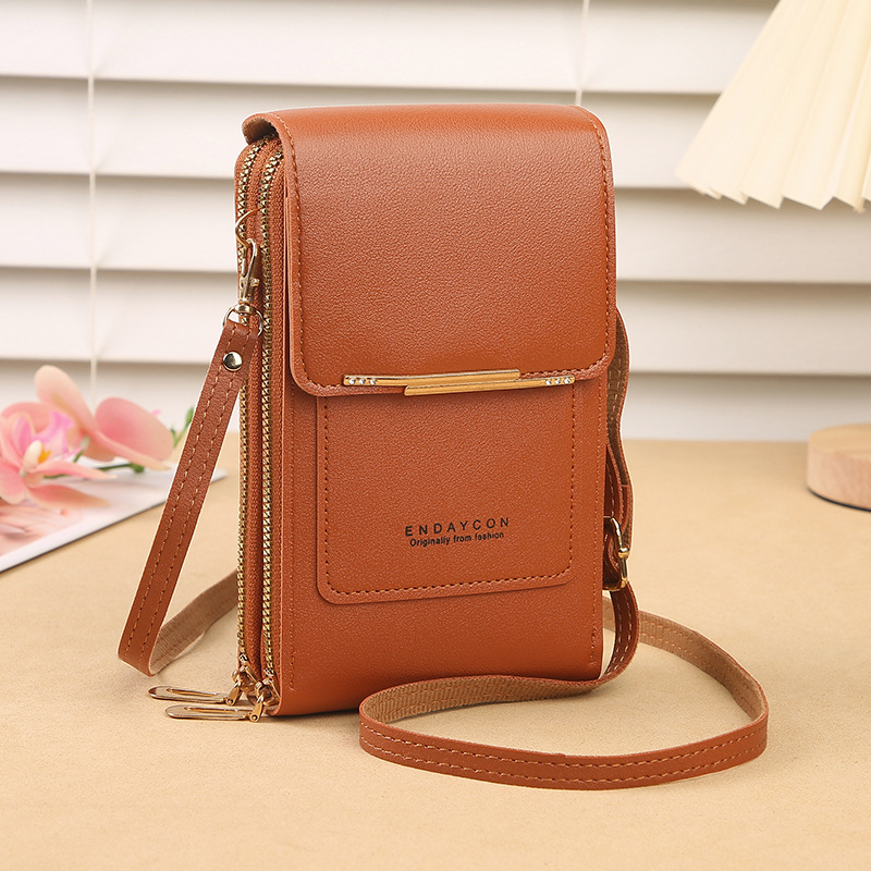 Stylish mini crossbody wallet & phone bag for women, perfect for daily use and travel, secure.