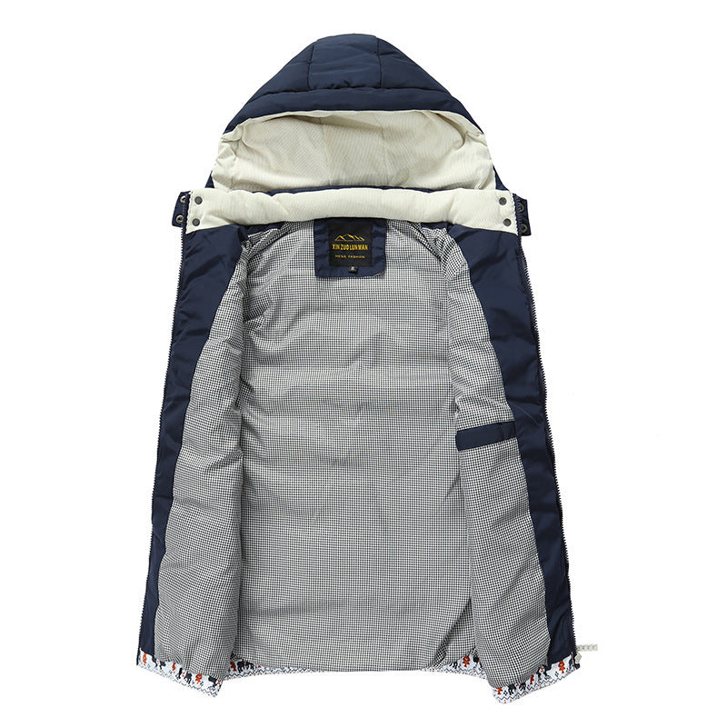 Chic women's hooded quilted vest, perfect for casual outdoor wear