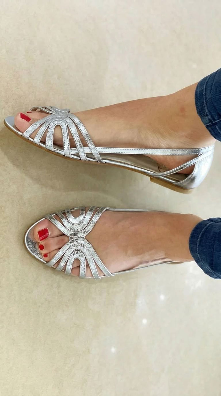 Chic women's radiant comfort sandals, perfect for casual summer footwear & elegant everyday wear. Easy slip-on.