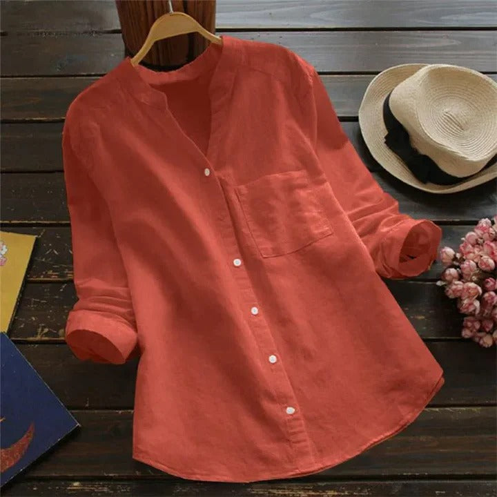 Women's relaxed fit casual shirt, perfect for everyday wear.