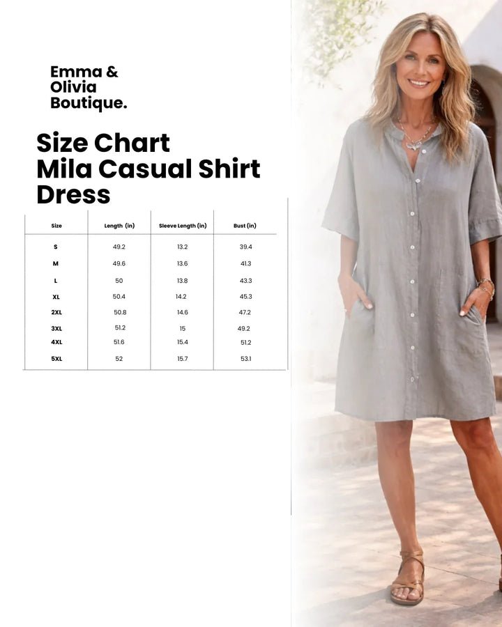 Elegant women's midi dress with a relaxed fit, short sleeves, and a chic button front for versatile styling.