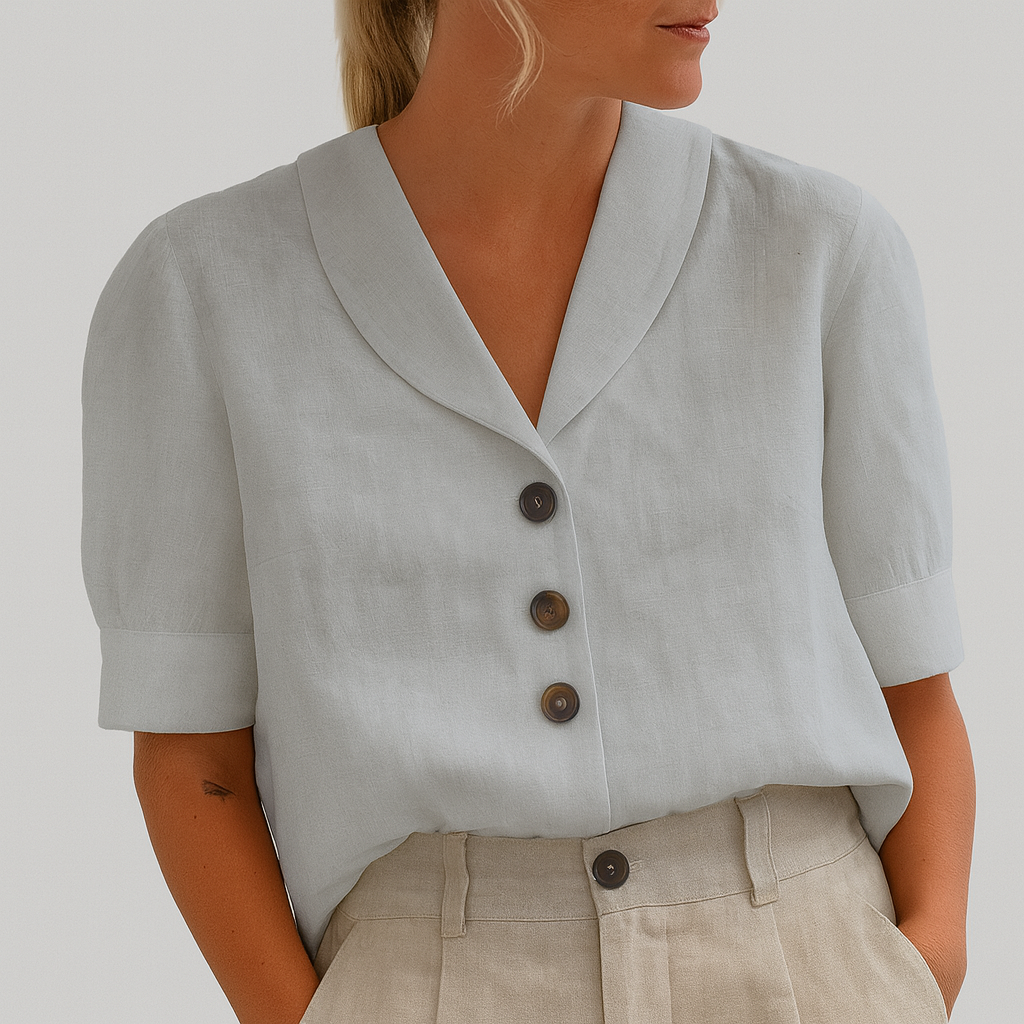 Stylish women's t-shirt, a summer staple offering effortless comfort and casual, relaxed fit.