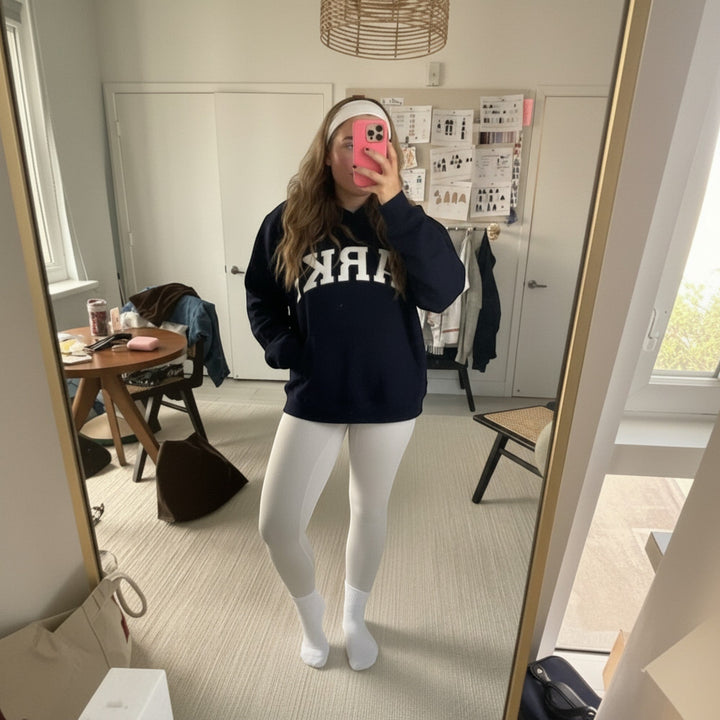 Everyday wear women's long sleeve hoodie, cozy relaxed fit for casual style.