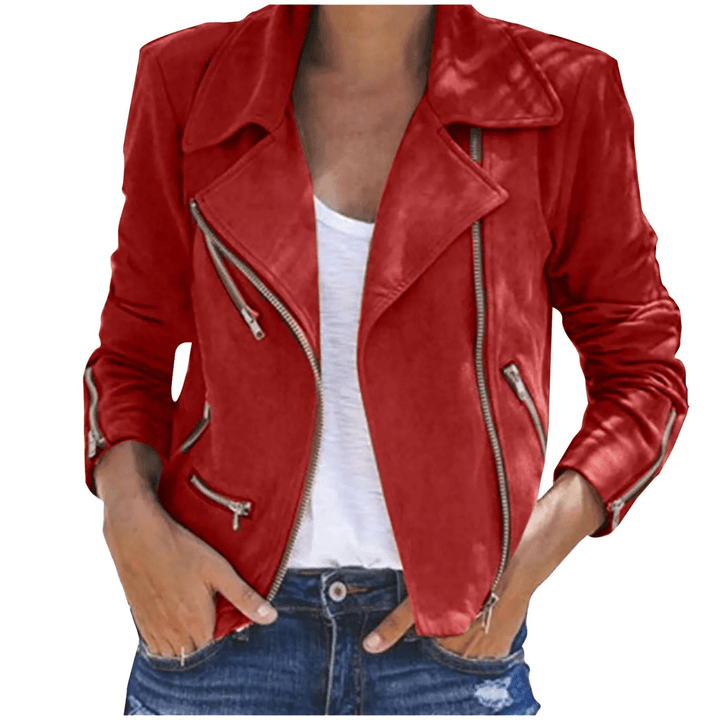 Classic women's fall jacket, vintage-inspired for a retro chic look, ideal as elegant outerwear.