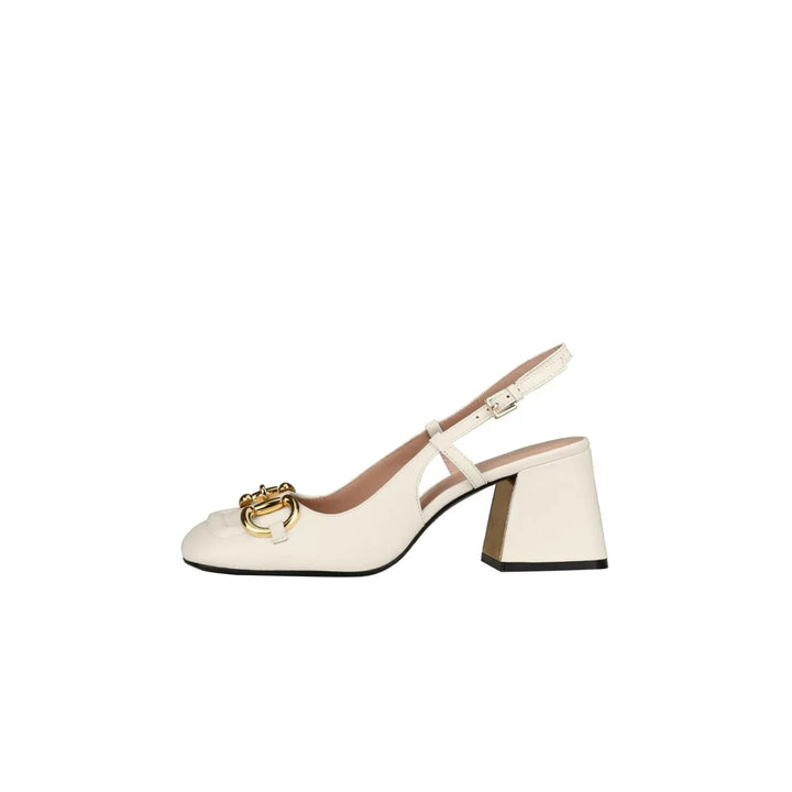 Women's buckle high heels, retro-inspired for elegant fashion, great for parties & events.