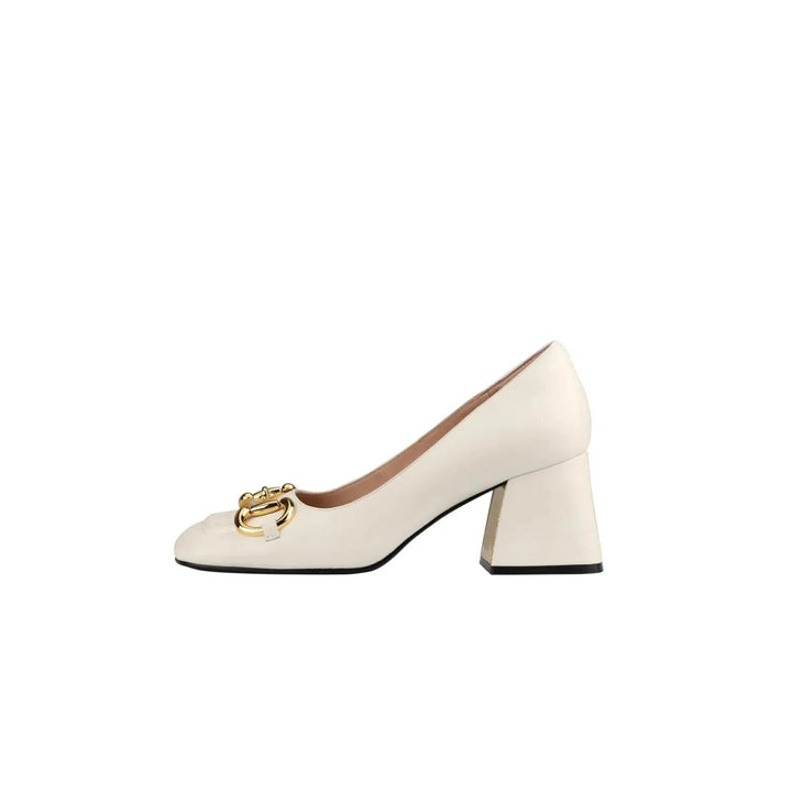 Elegant women's high heels, retro design with a buckle, perfect for formal or party wear.