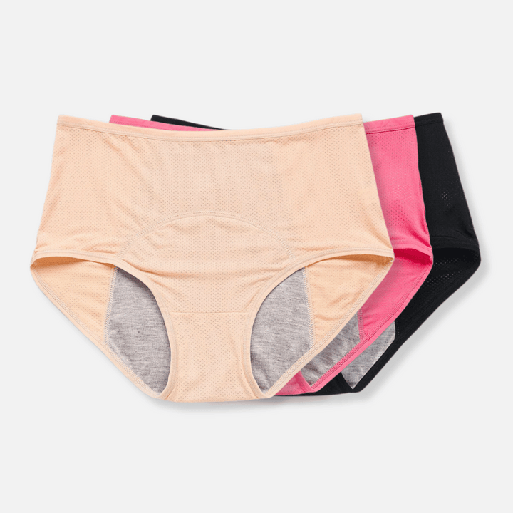 Comfortable women's reusable underwear, leak-resistant protective briefs for incontinence support.