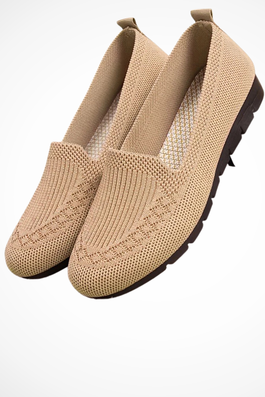 Women's comfortable round toe slip-on flats, perfect everyday casual footwear.