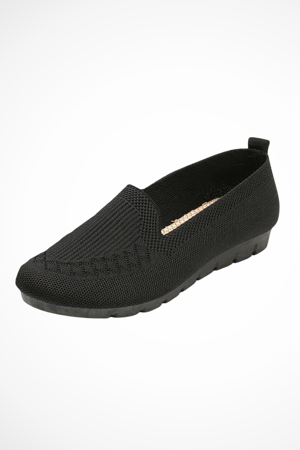 Beige round toe ballet flats, women's comfortable slip-on shoes for versatile style.