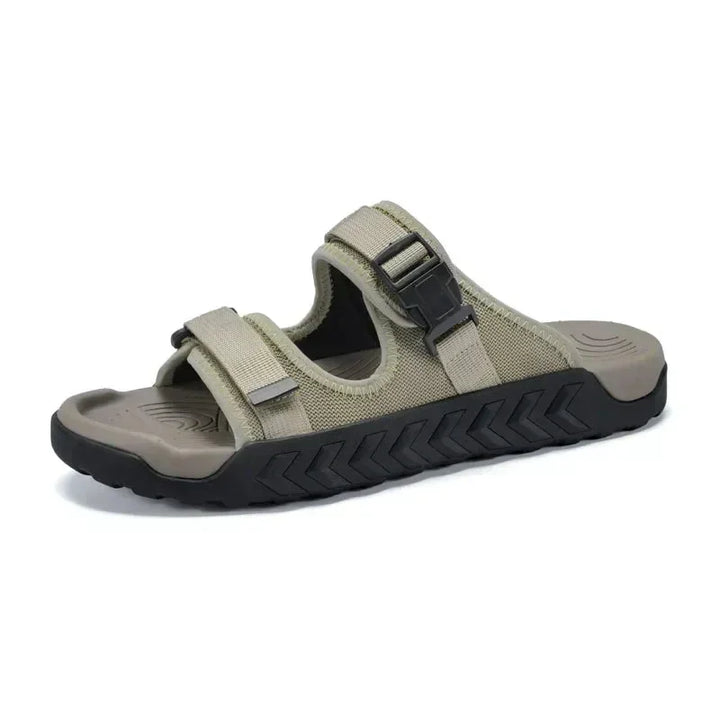 Women's versatile outdoor sandals with adjustable buckle, tough lug sole for all terrains.