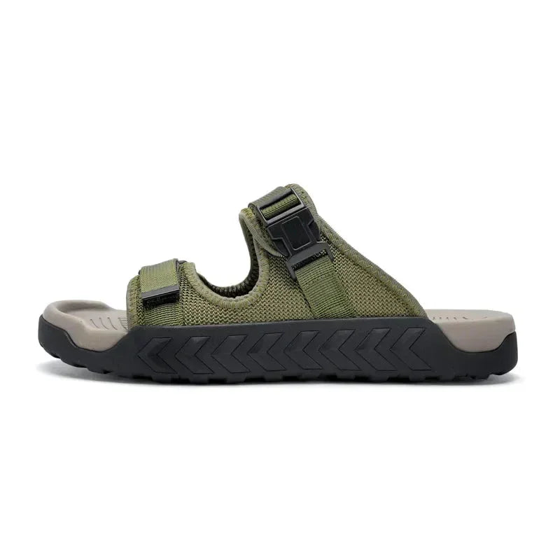 Women's comfort sandals with adjustable buckle closure, rugged grip sole for trails & casual wear.