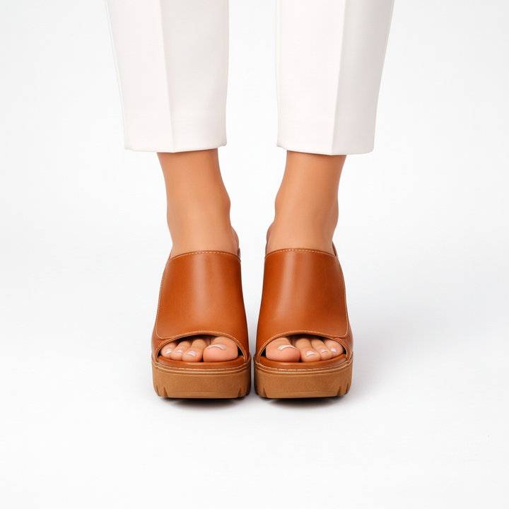 Elegant Samantha platform heels, perfect classic shoes for women seeking stable and stylish evening footwear.