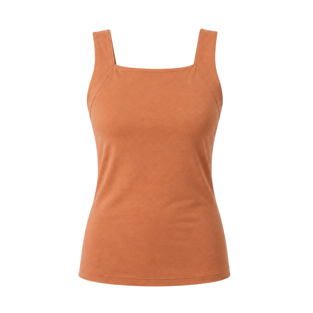 Seamless women's shaper tank for ultimate comfort, built-in bra & effortless body support.
