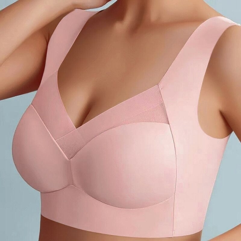 Seamless comfort bra in nude, ideal for invisible support under any outfit.