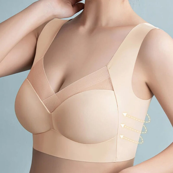 Plus size women's seamless bra designed for maximum comfort and all-day support.