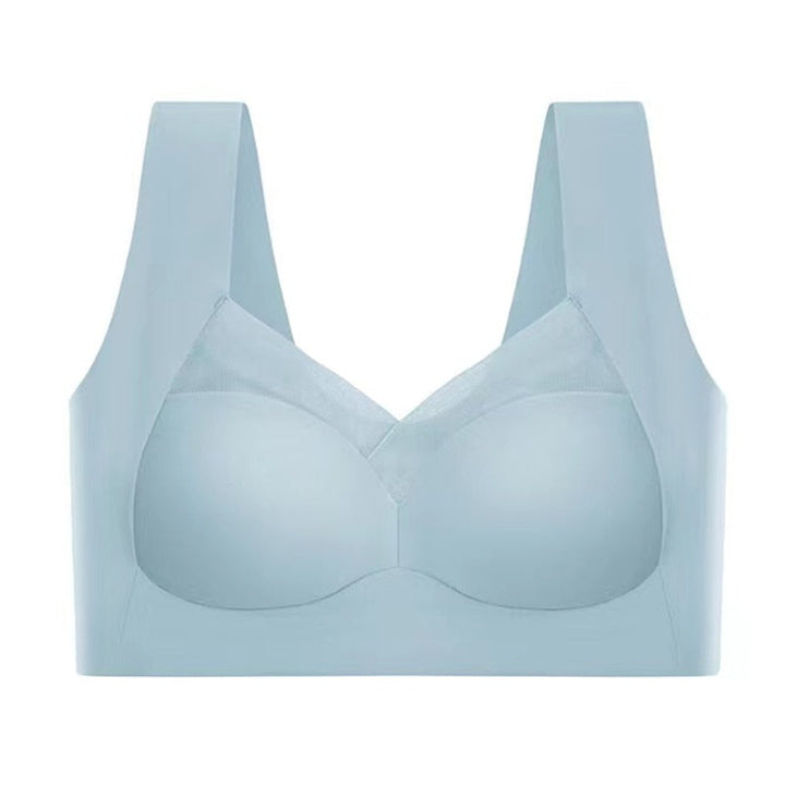 A collection of Mills Melbourne seamless comfort bras in various colors.