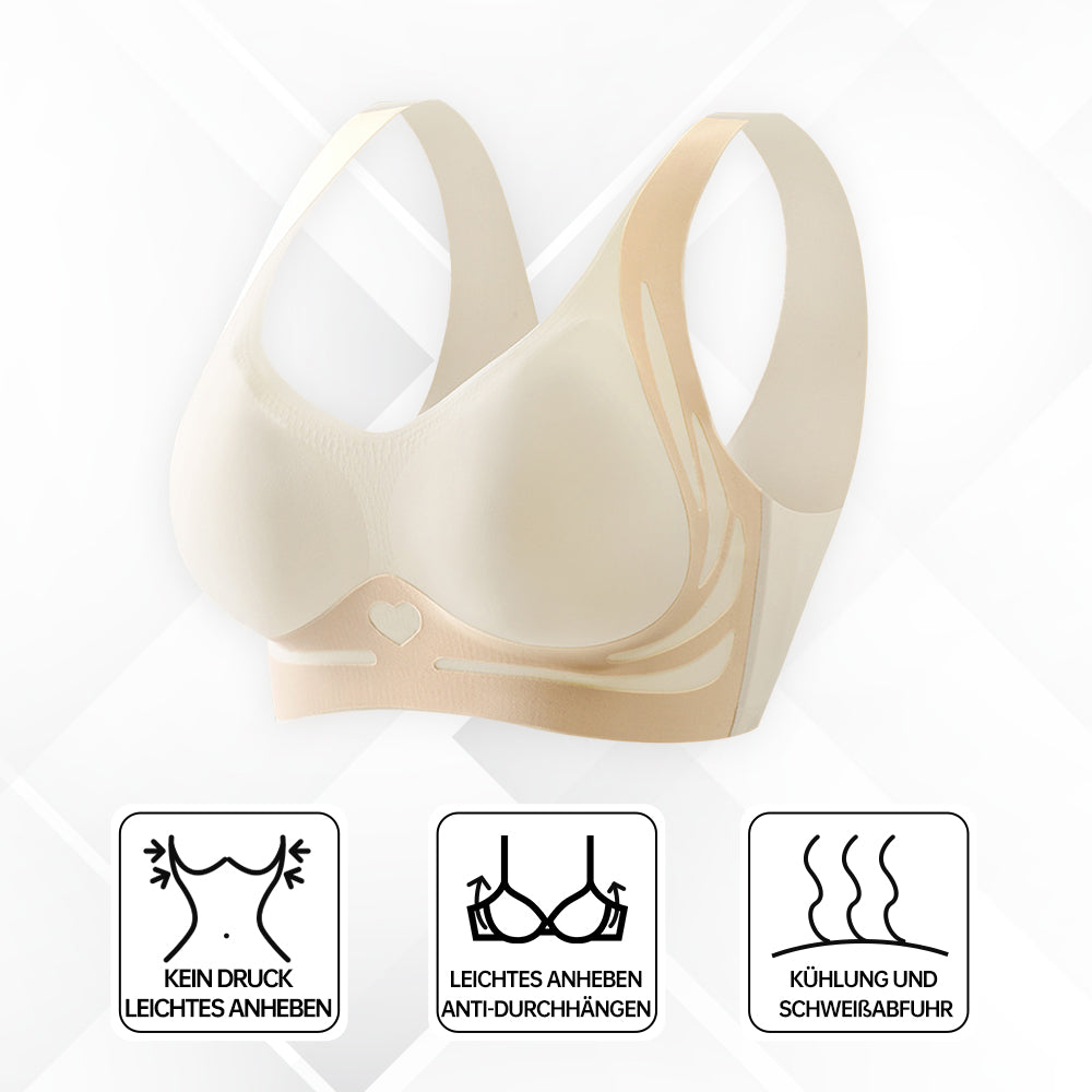 Women's comfort lift bra, seamless and wire-free for breathable everyday support and posture.