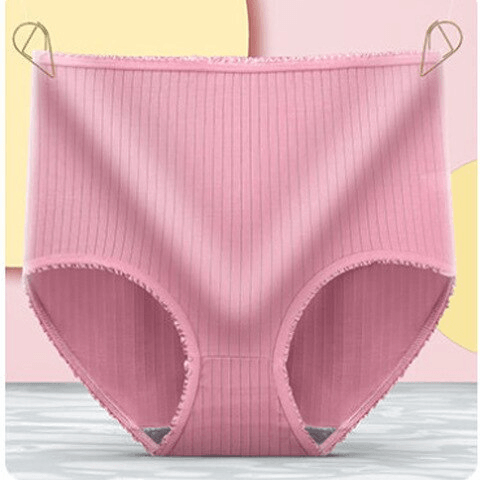 Silk-cotton leakproof underwear set for women. Comfortable, breathable briefs trio for everyday protective wear.