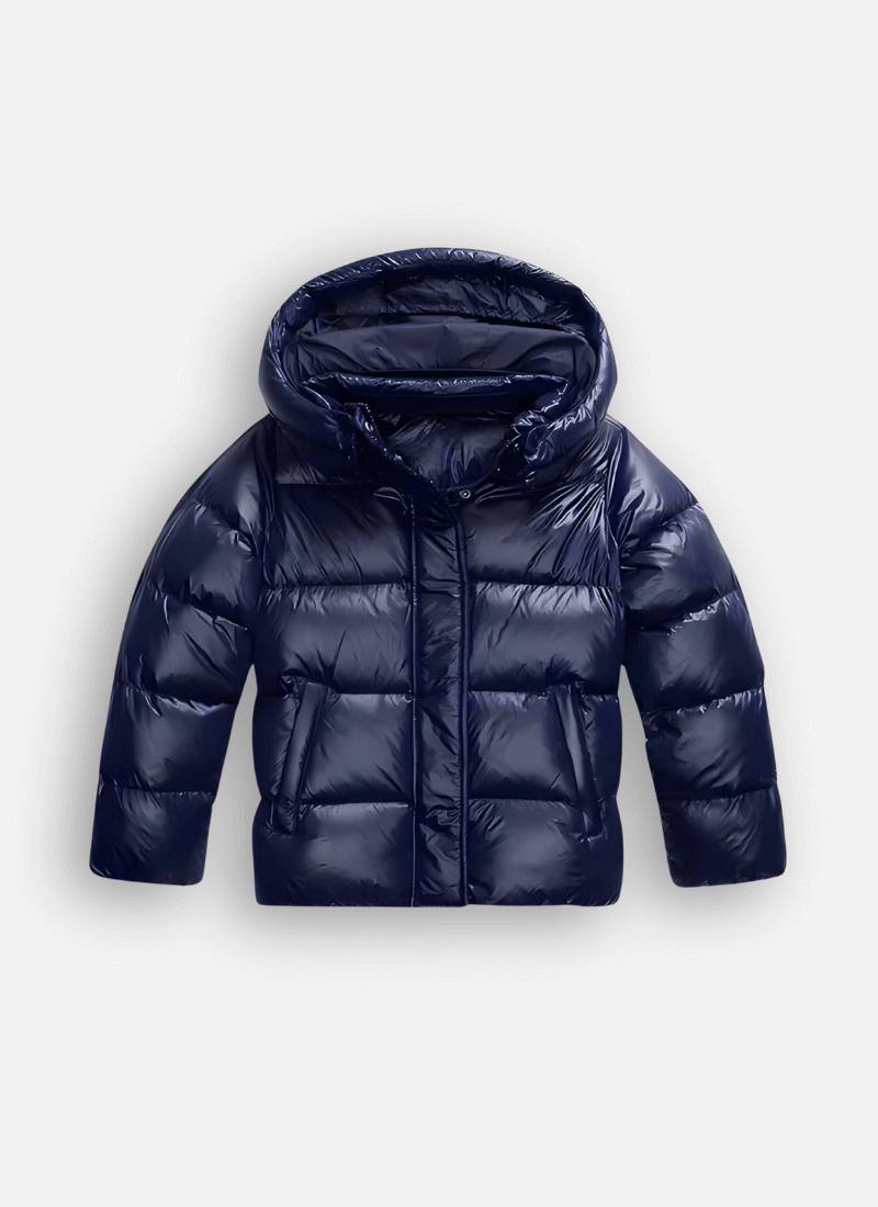 Warm women's slim-fit puffer jacket, ideal for everyday winter wear. Fashionable outerwear for ladies.