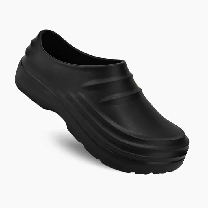Women's slip-on comfort sandals with stylish textured upper. Perfect for casual summer wear and everyday walking.