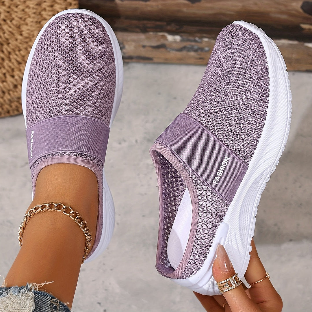 Casual summer slip-on shoes for women, breathable and easy to wear all day.